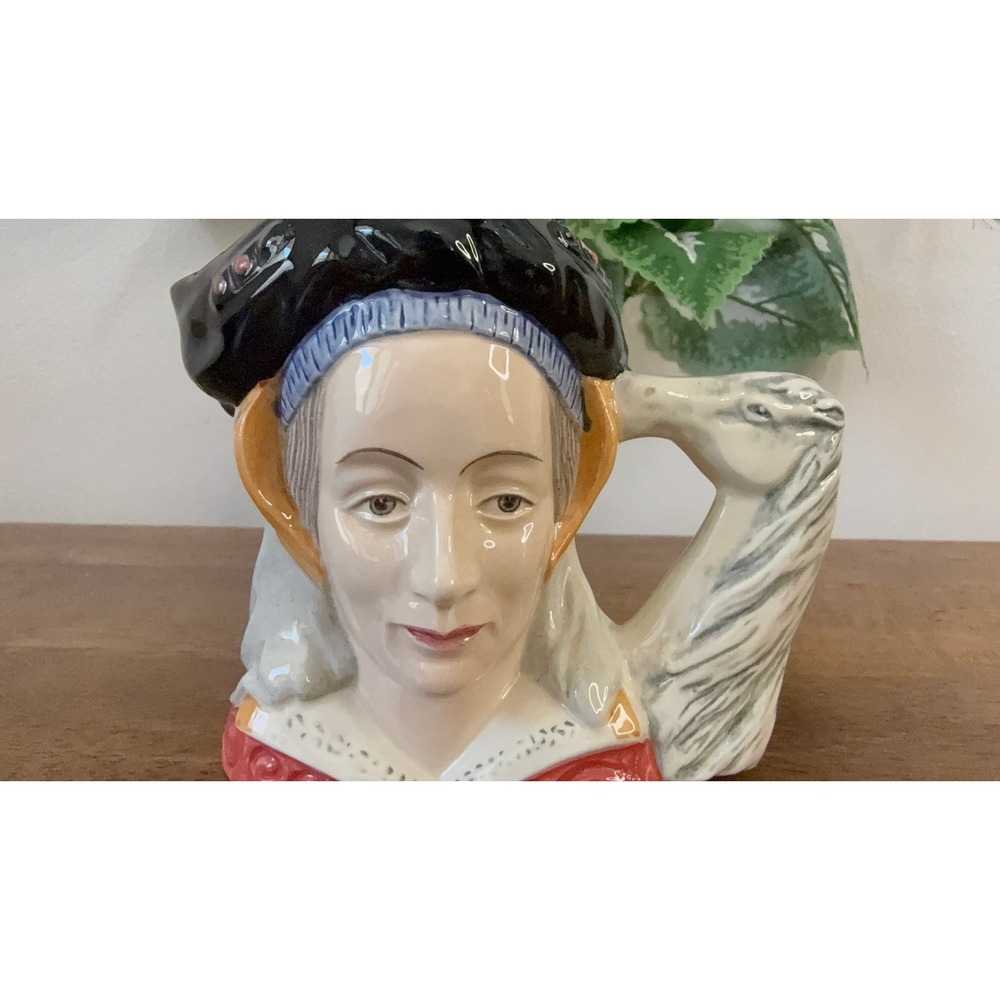 Royal Doulton Anne of Cleves D6753 Character Jug Toby Mug 1979 England Decor